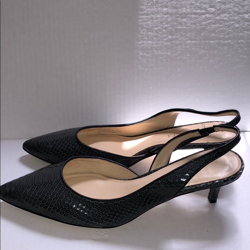 NWT Talbots Darci Leather Slingback Sandals,Size 8